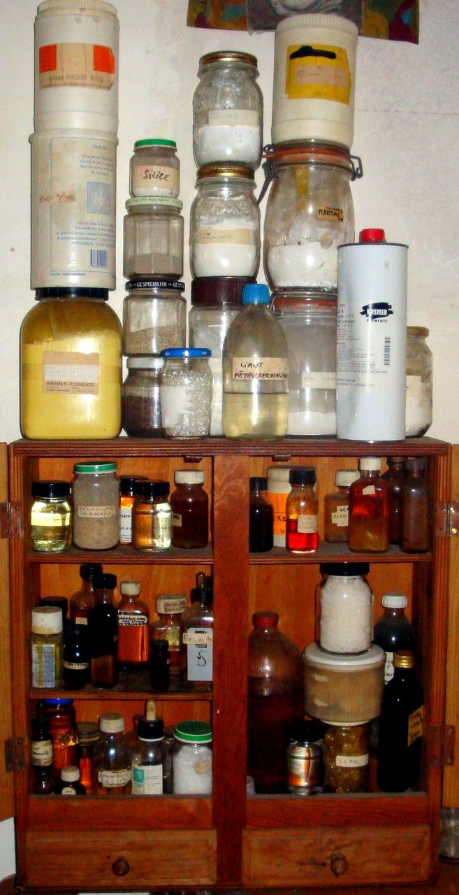 materiaux du peintre